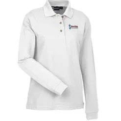 Superblend Long Sleeve Pique Polo - Ladies'