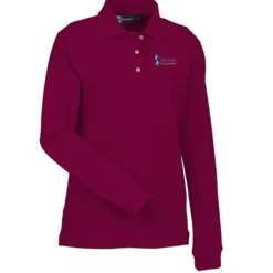 Superblend Long Sleeve Pique Polo - Ladies'