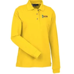 Superblend Long Sleeve Pique Polo - Ladies'
