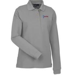 Superblend Long Sleeve Pique Polo - Ladies'