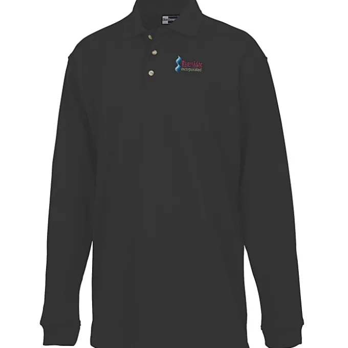 Superblend Long Sleeve Pique Polo - Men's
