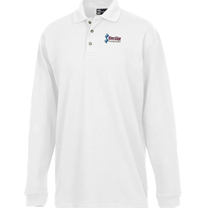 Superblend Long Sleeve Pique Polo - Men's