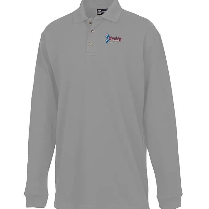 Superblend Long Sleeve Pique Polo - Men's