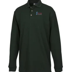 Superblend Long Sleeve Pique Polo - Men's