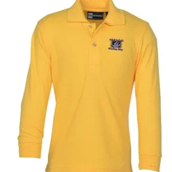Superblend Long Sleeve Pique Polo - Youth