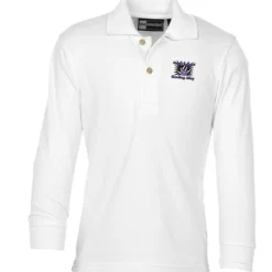 Superblend Long Sleeve Pique Polo - Youth