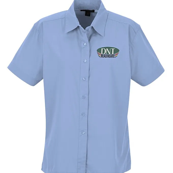 Superblend Short Sleeve Poplin Shirt - Ladies'
