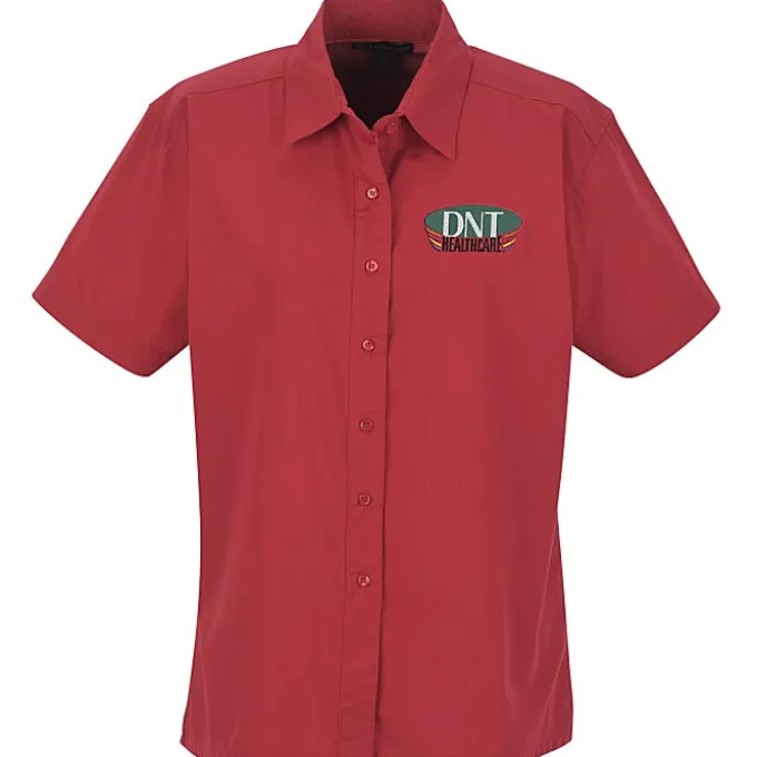 Superblend Short Sleeve Poplin Shirt - Ladies'