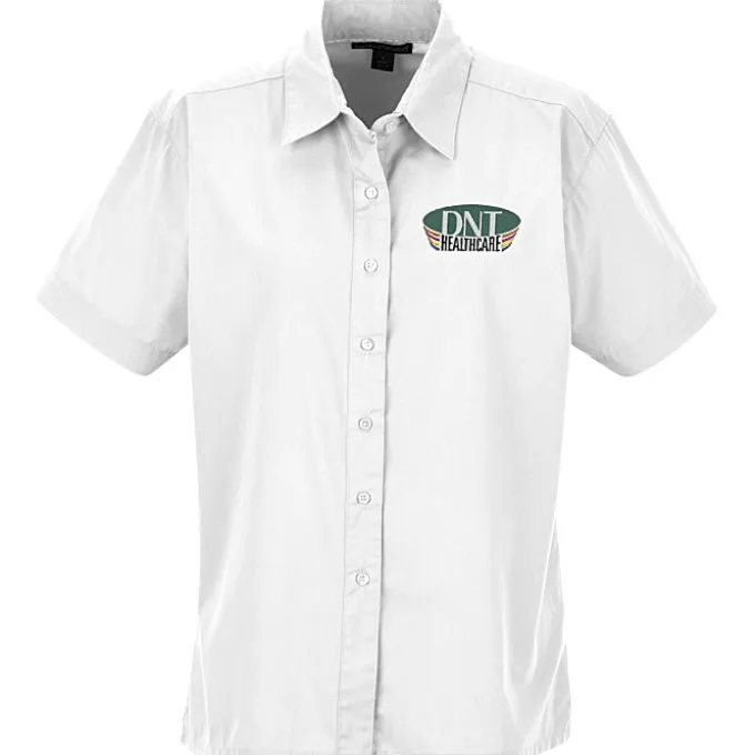 Superblend Short Sleeve Poplin Shirt - Ladies'