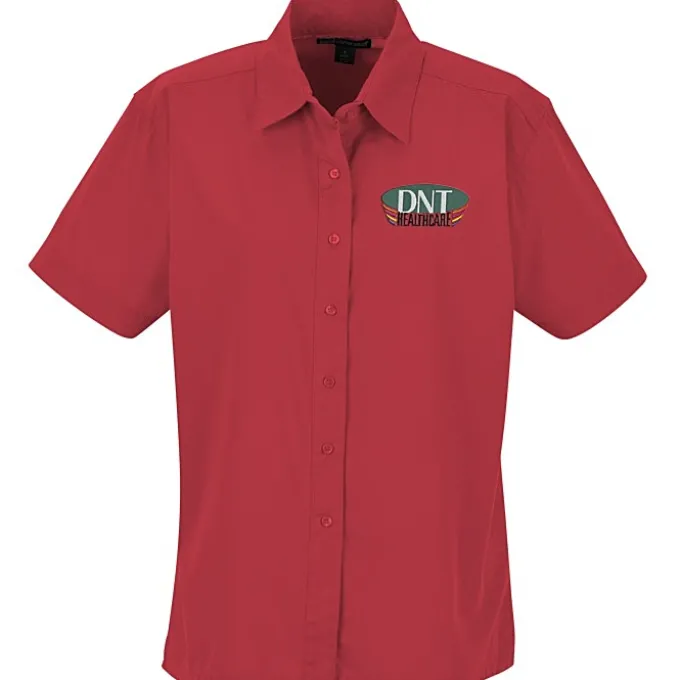 Superblend Short Sleeve Poplin Shirt - Ladies'