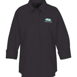 Superblend 3/4 Sleeve Poplin Shirt - Ladies'