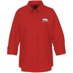 Superblend 3/4 Sleeve Poplin Shirt - Ladies'