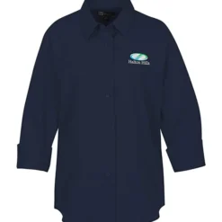 Superblend 3/4 Sleeve Poplin Shirt - Ladies'