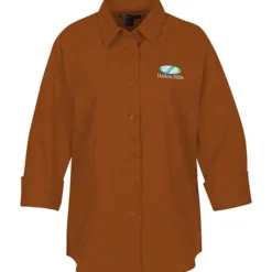 Superblend 3/4 Sleeve Poplin Shirt - Ladies'