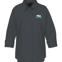Superblend 3/4 Sleeve Poplin Shirt - Ladies'