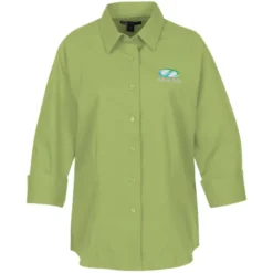 Superblend 3/4 Sleeve Poplin Shirt - Ladies'