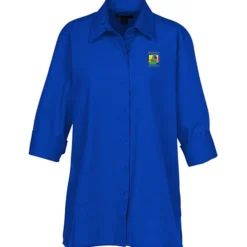 Superblend 3/4 Sleeve Poplin Swing Shirt - Ladies'