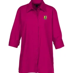 Superblend 3/4 Sleeve Poplin Swing Shirt - Ladies'