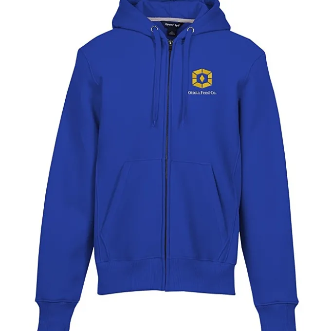 Super Heavy Full-Zip Hooded Sweatshirt - Embroidered