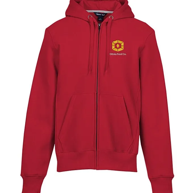 Super Heavy Full-Zip Hooded Sweatshirt - Embroidered