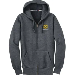 Super Heavy Full-Zip Hooded Sweatshirt - Embroidered