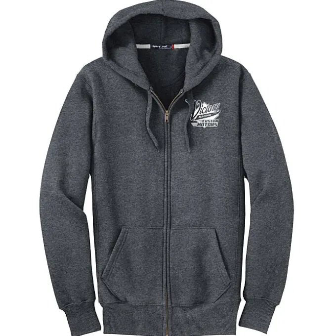 Super Heavy Full-Zip Hooded Sweatshirt - Screen