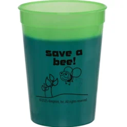 Super Kid Mood Stadium Cup - 12 oz - Go Green