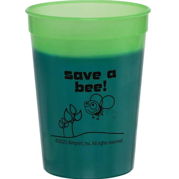Super Kid Mood Stadium Cup - 12 oz - Go Green