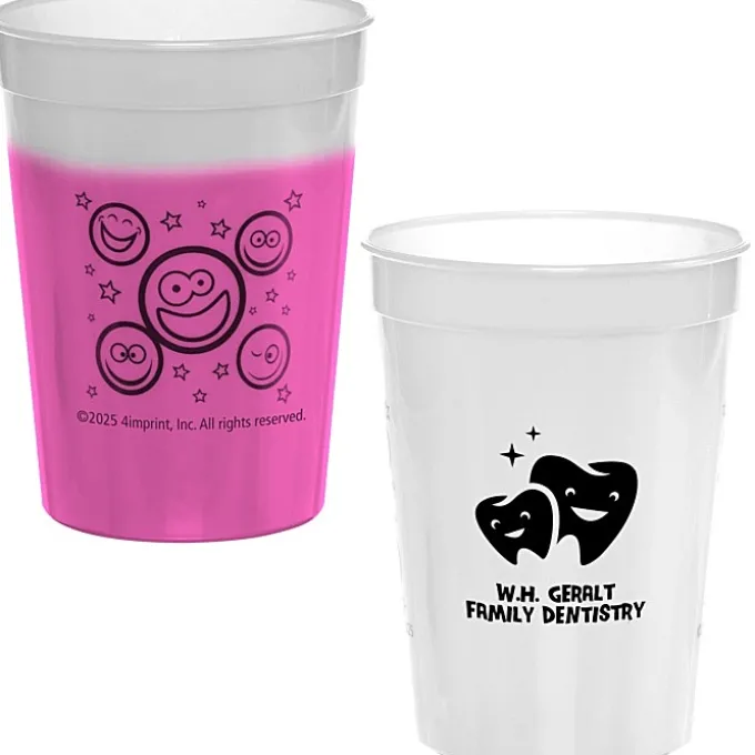 Super Kid Mood Stadium Cup - 12 oz - Smiley Faces