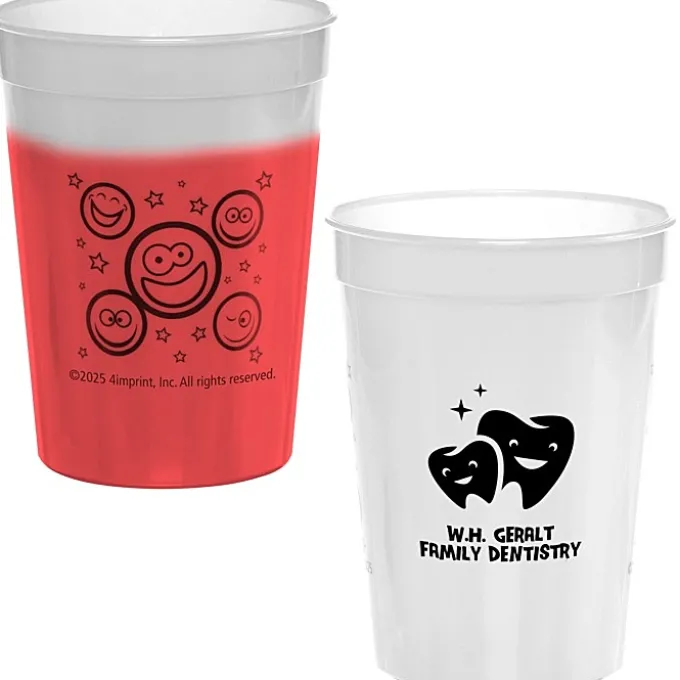 Super Kid Mood Stadium Cup - 12 oz - Smiley Faces