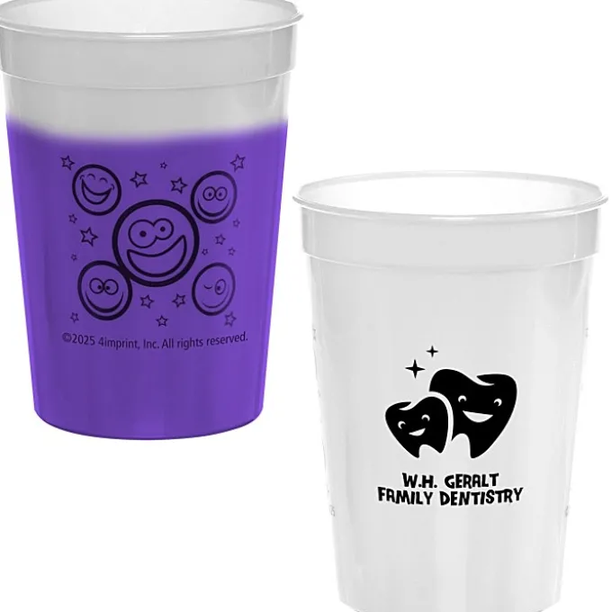 Super Kid Mood Stadium Cup - 12 oz - Smiley Faces