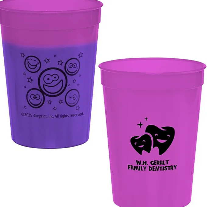 Super Kid Mood Stadium Cup - 12 oz - Smiley Faces