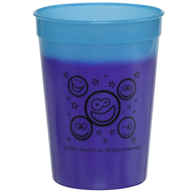 Super Kid Mood Stadium Cup - 12 oz - Smiley Faces