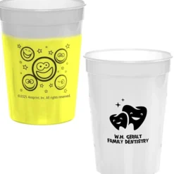 Super Kid Mood Stadium Cup - 12 oz - Smiley Faces