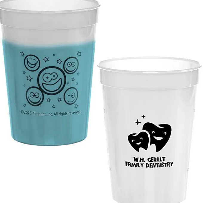 Super Kid Mood Stadium Cup - 12 oz - Smiley Faces