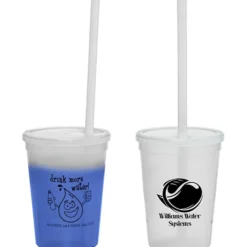 Super Kid Mood Stadium Cup with Straw - 12 oz - Healthy Habits