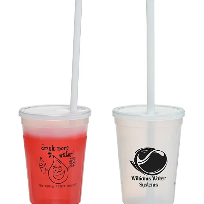 Super Kid Mood Stadium Cup with Straw - 12 oz - Healthy Habits