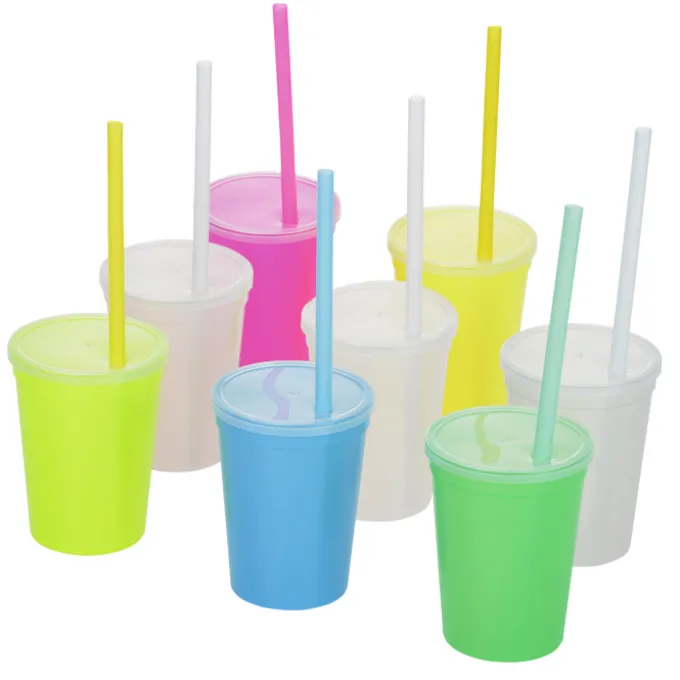 Super Kid Mood Stadium Cup with Straw - 12 oz - Healthy Habits