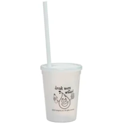 Super Kid Mood Stadium Cup with Straw - 12 oz - Healthy Habits