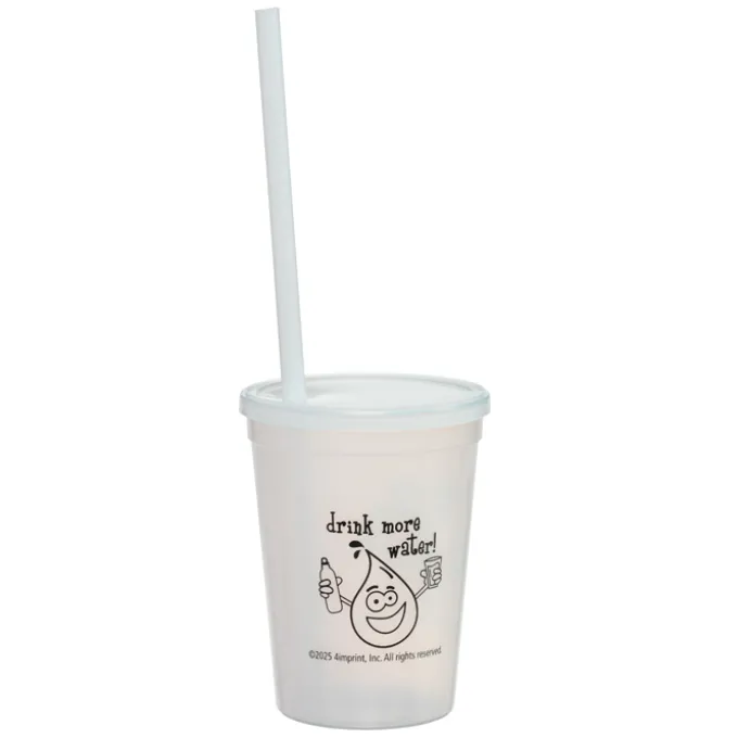 Super Kid Mood Stadium Cup with Straw - 12 oz - Healthy Habits