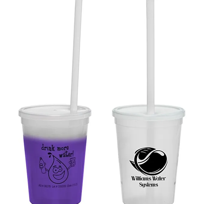 Super Kid Mood Stadium Cup with Straw - 12 oz - Healthy Habits