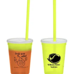 Super Kid Mood Stadium Cup with Straw - 12 oz - Healthy Habits