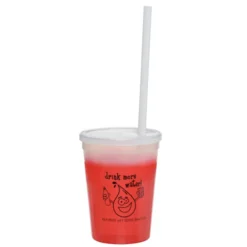 Super Kid Mood Stadium Cup with Straw - 12 oz - Healthy Habits