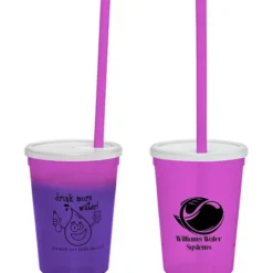Super Kid Mood Stadium Cup with Straw - 12 oz - Healthy Habits