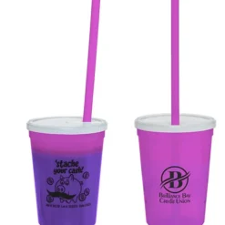 Super Kid Mood Stadium Cup with Straw - 12 oz - Dollars and Cents