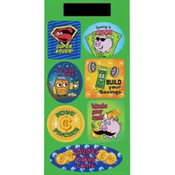 Super Kid Sticker Sheet - Dollars and Cents