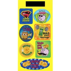 Super Kid Sticker Sheet - Dollars and Cents