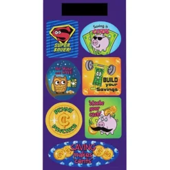 Super Kid Sticker Sheet - Dollars and Cents