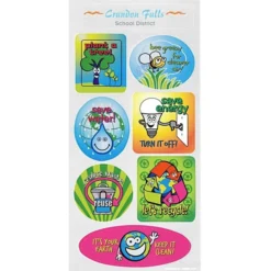Super Kid Sticker Sheet - Go Green
