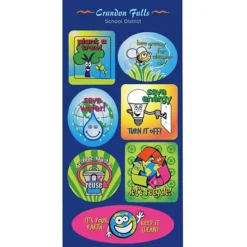 Super Kid Sticker Sheet - Go Green